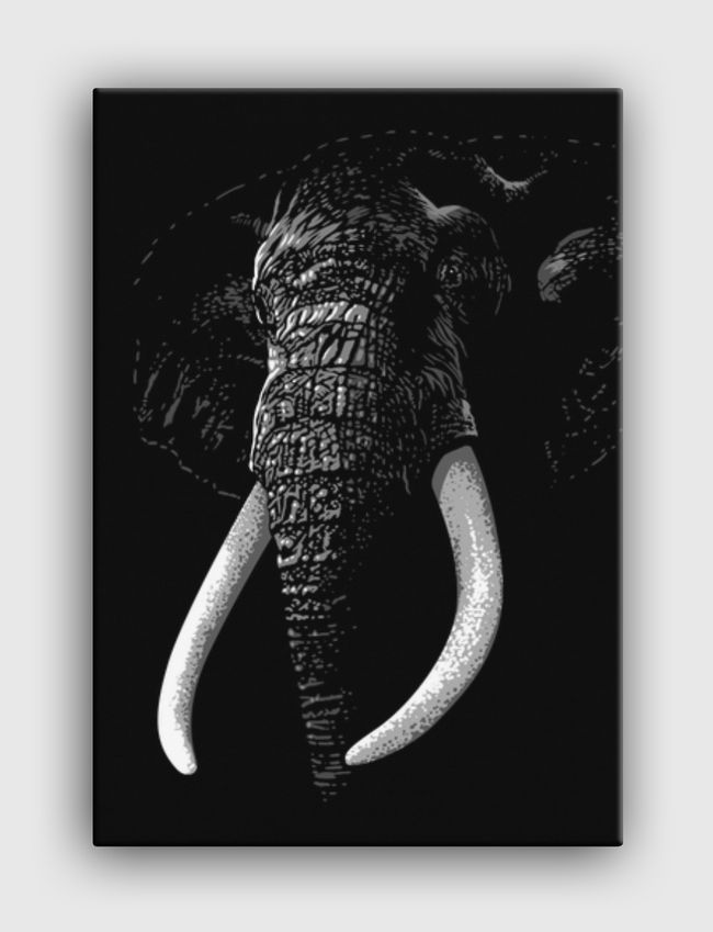 Elegant Elephant - Canvas