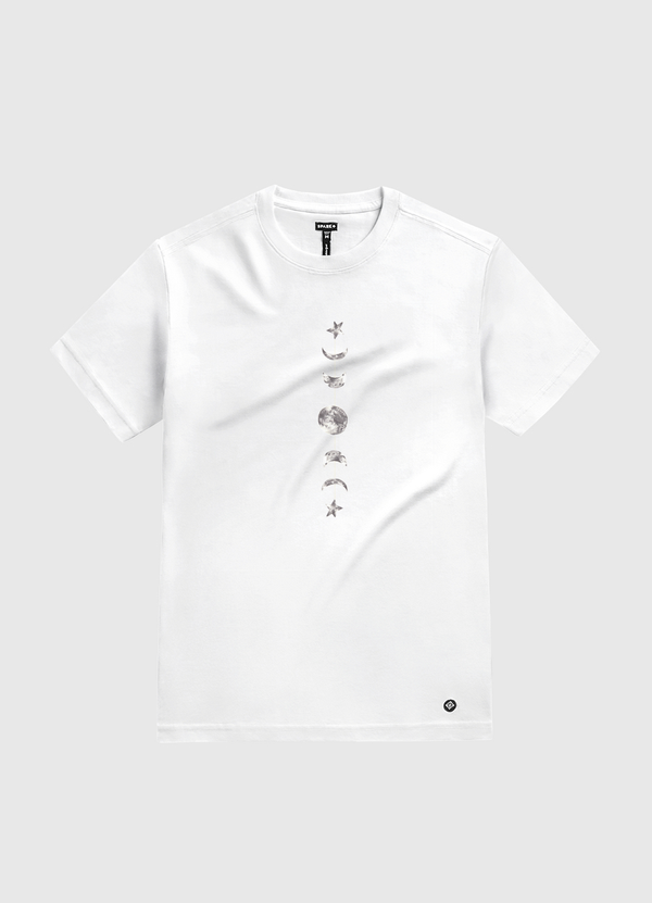 Moon Phase White Gold T-Shirt