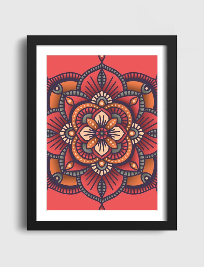 Mandala Pattern 025 - Artframe