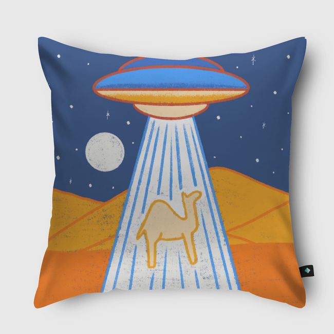 Camel Abduction - Throw Pillow