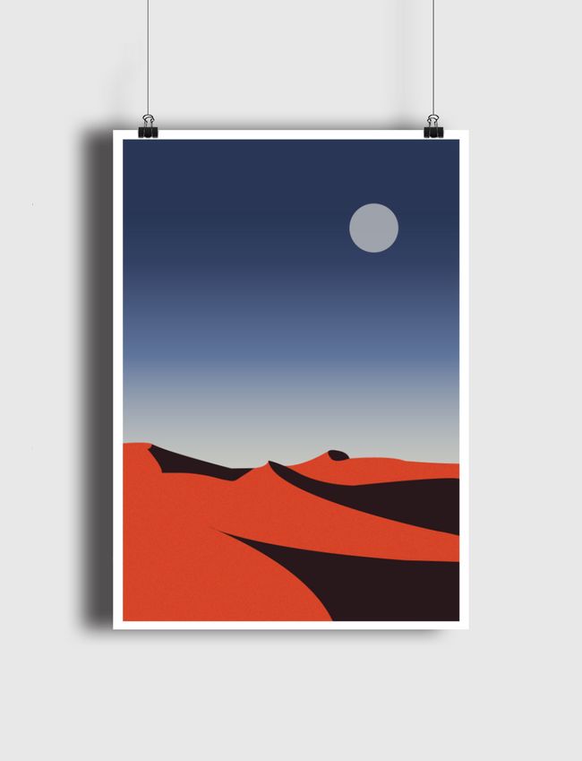 Desert Night - Poster