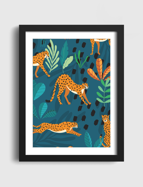 Cheetah pattern 01 Artframe