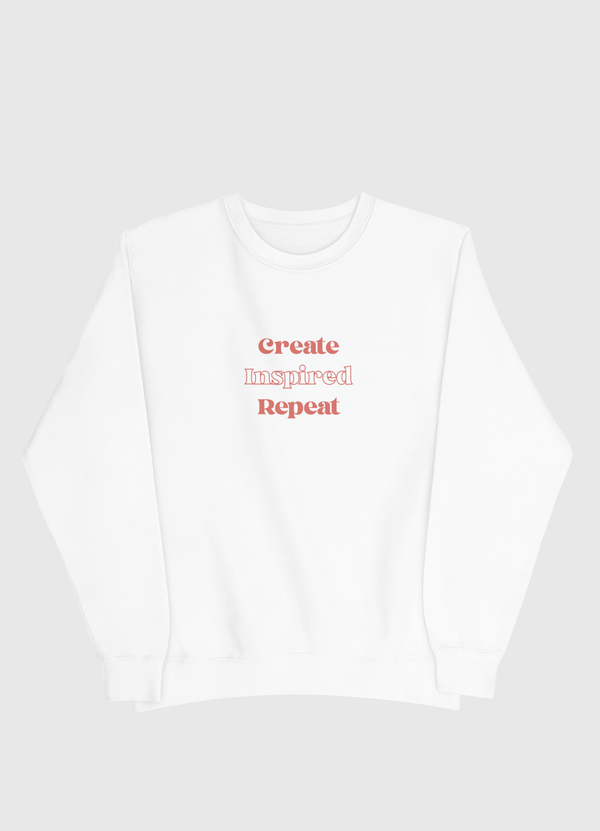 Create, inspired  Men Sweatshirt