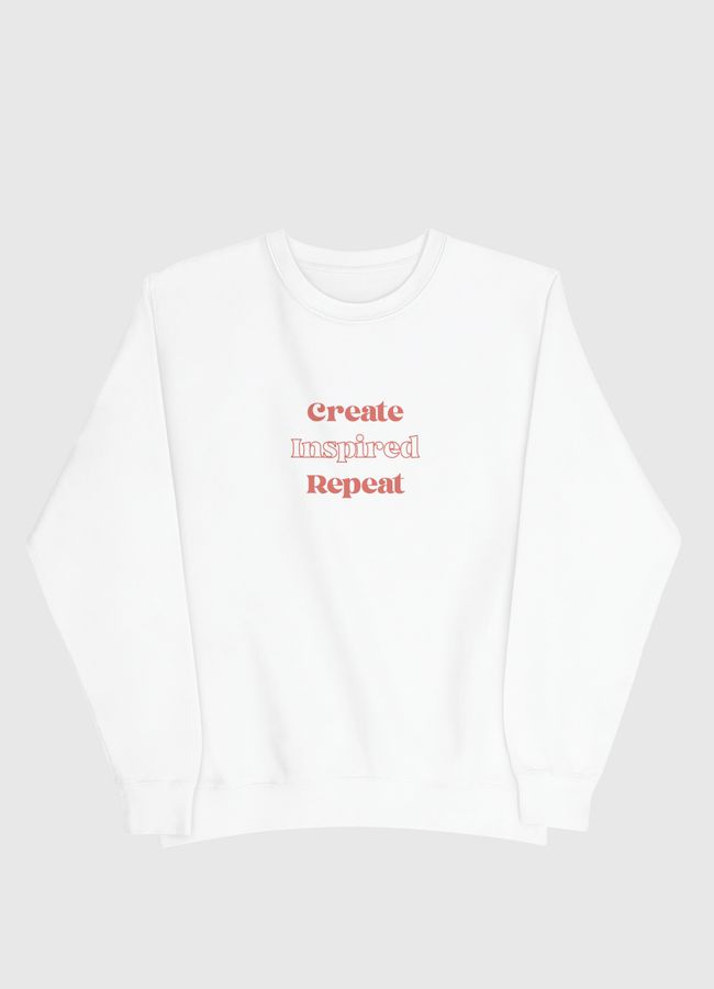 Create, inspired  - Men Sweatshirt