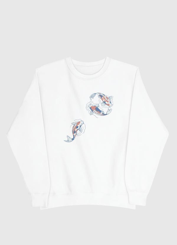 Koi Lake Traditional Men Sweatshirt