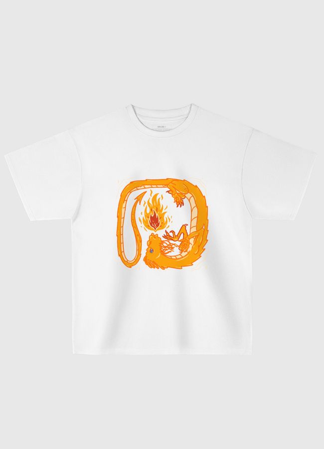 Dragon Flame - Oversized T-Shirt