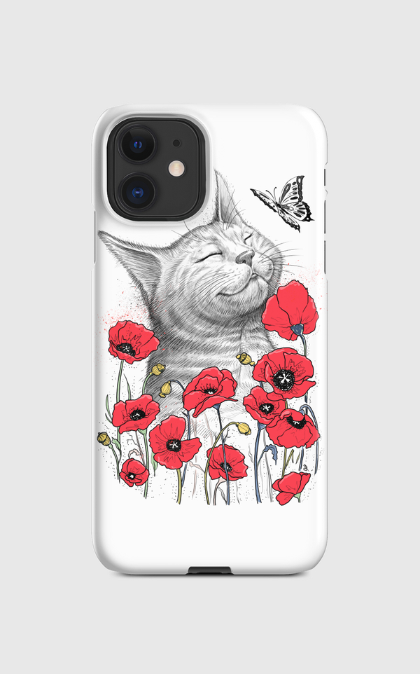 Cat in poppies Regular Case