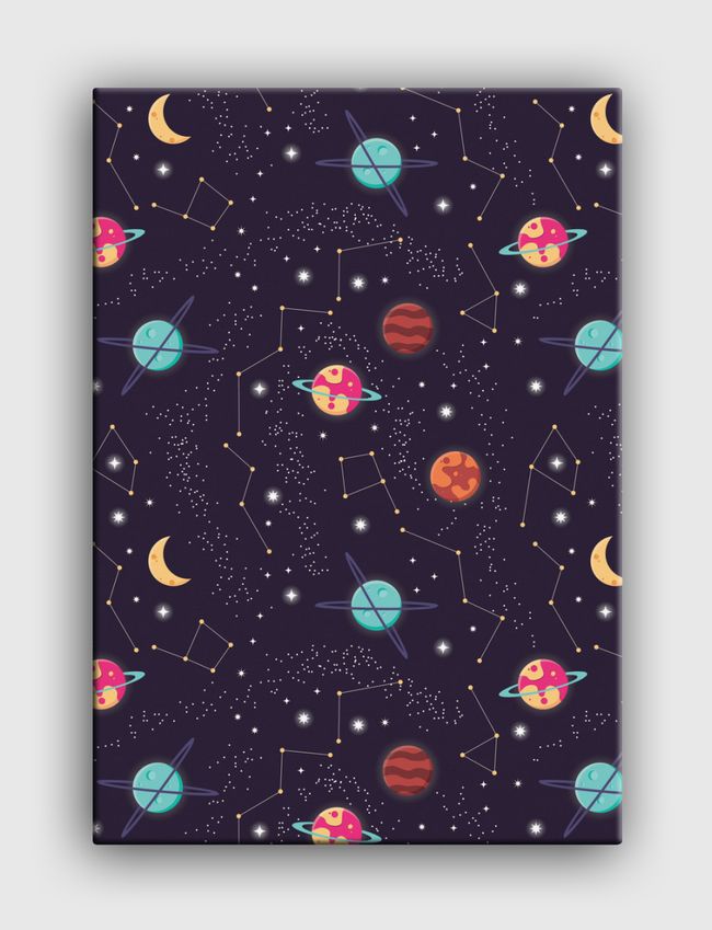 Galaxy pattern 004 - Canvas