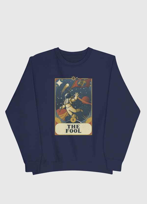 Astronaut Tarot Fool Men Sweatshirt