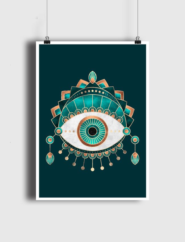 Teal Eye - Poster