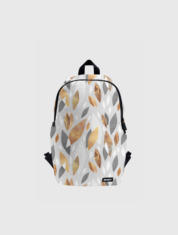 Falling Gold Leaves Spark Backpack