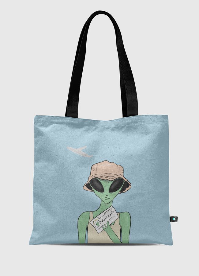 Alien tourist - Tote Bag