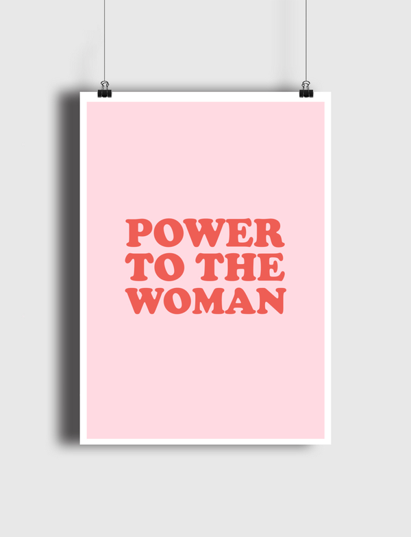 Power To The Woman Poster