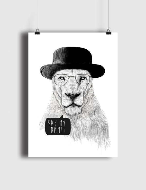 Say my name Poster