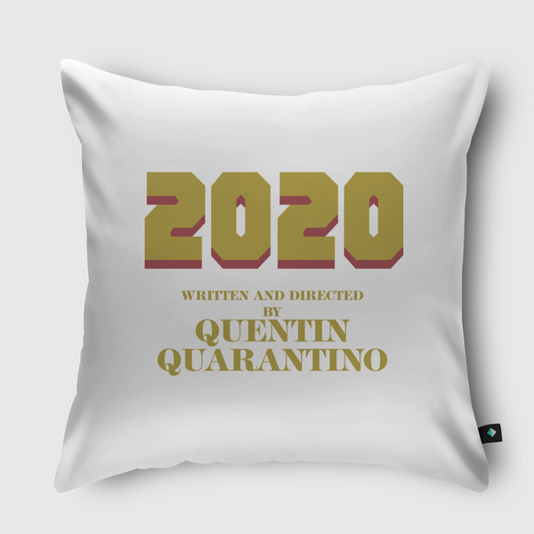 2020 Quentin Quarantino Throw Pillow