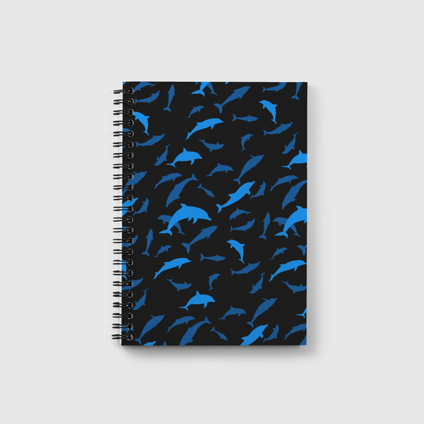 Pattern Dolphins Notebook