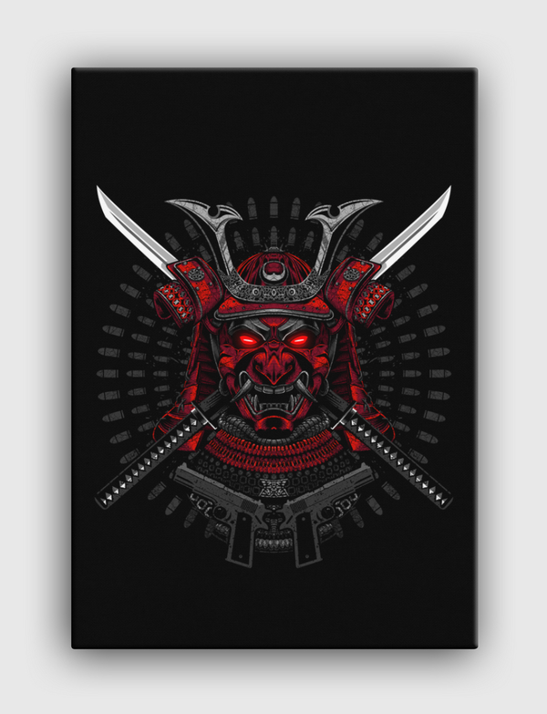 Weapons Samurai Canvas