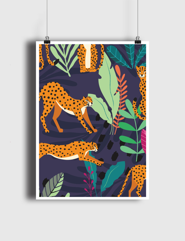 Cheetah pattern 02 Poster