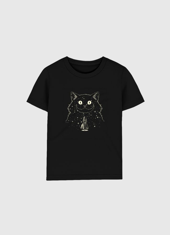 Alice Star Night Cat - Kids Organic T-Shirt