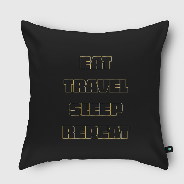 estr gold  Throw Pillow