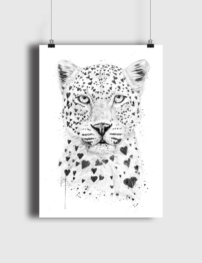 Lovely leopard - Poster
