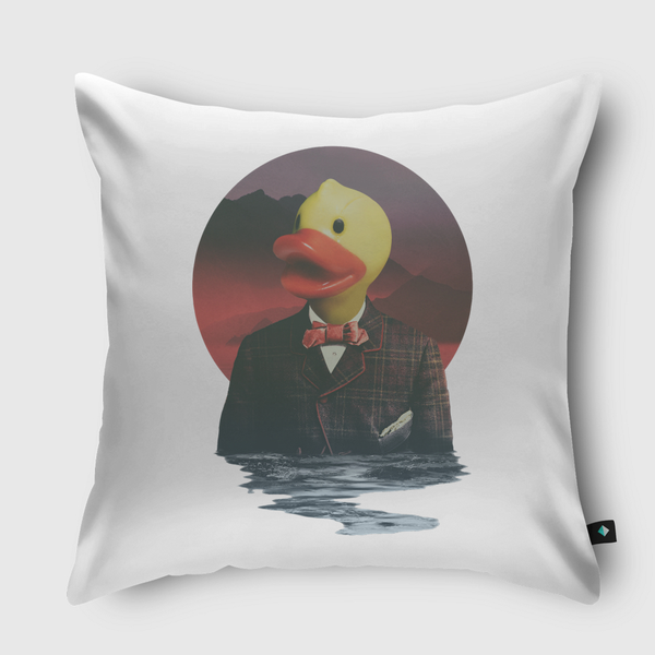 Rubber Ducky Throw Pillow