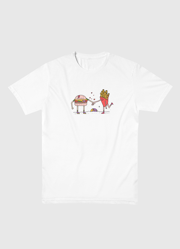 Fast Food Love Men Basic T-Shirt