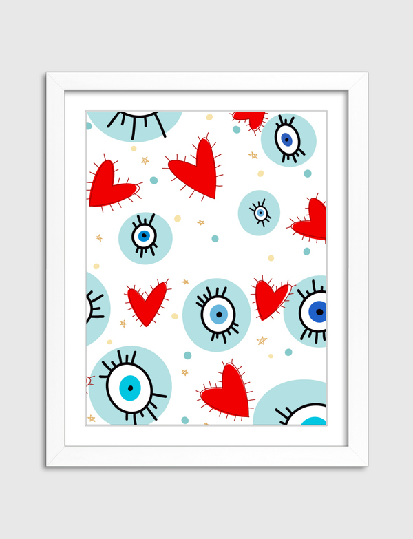 Eyes and hearts Artframe