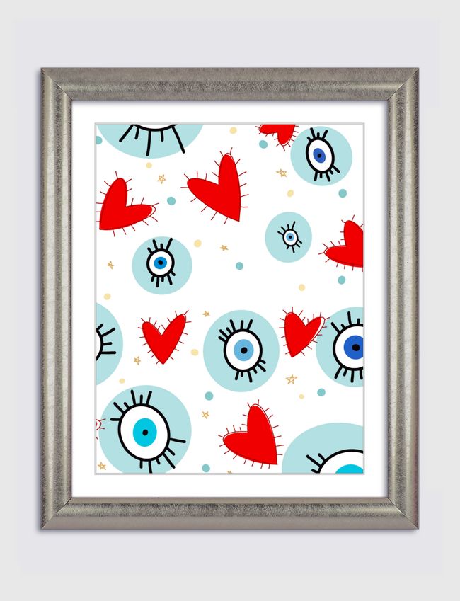 Eyes and hearts - Artframe