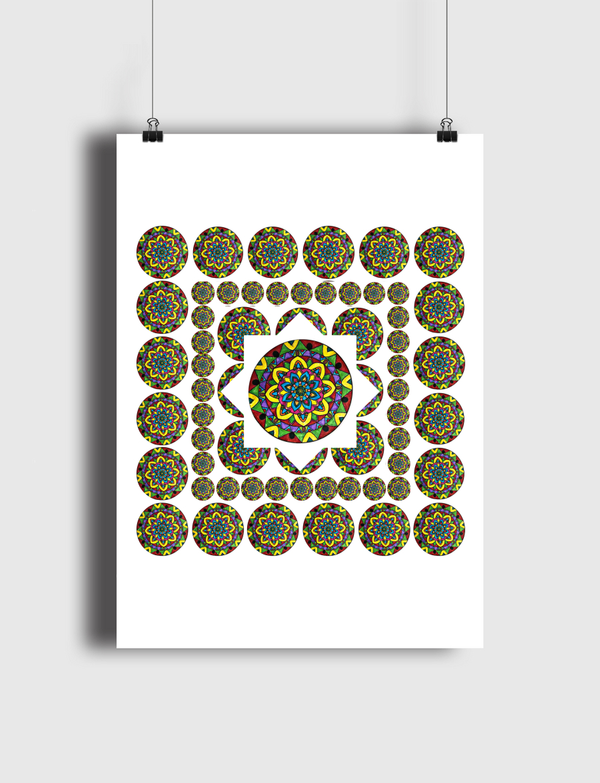 Mandala star Poster