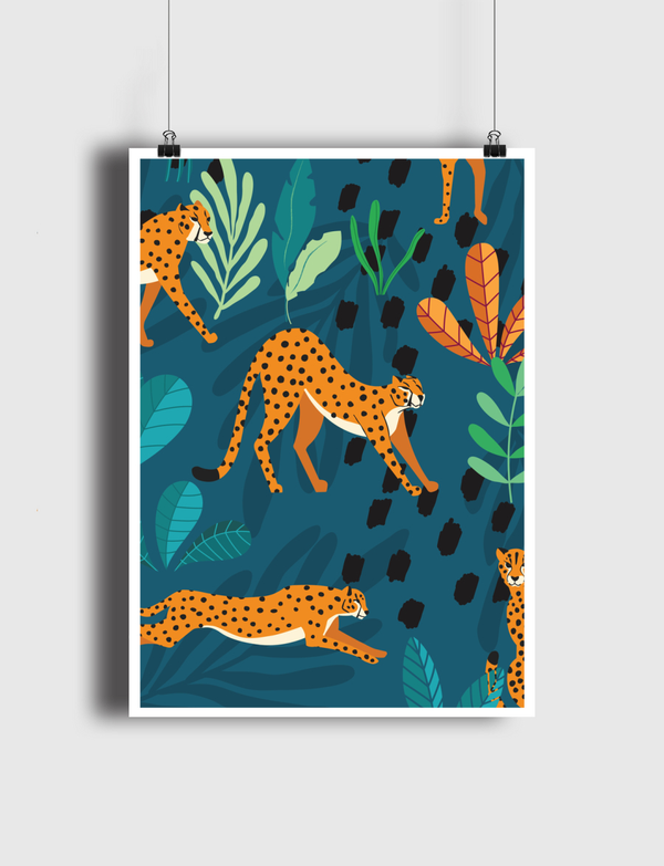 Cheetah pattern 01 Poster