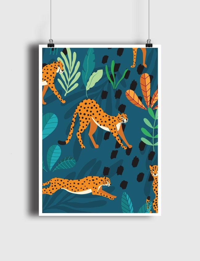Cheetah pattern 01 - Poster