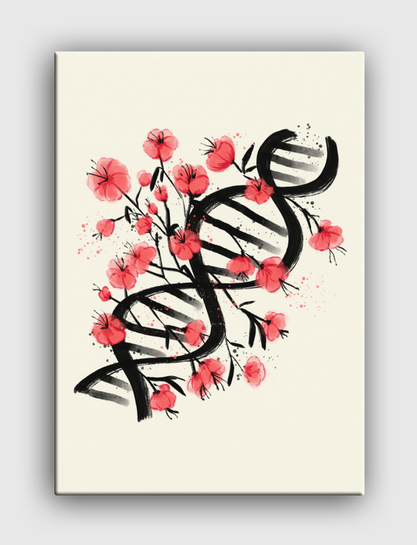 Sakura Sumie DNA Canvas