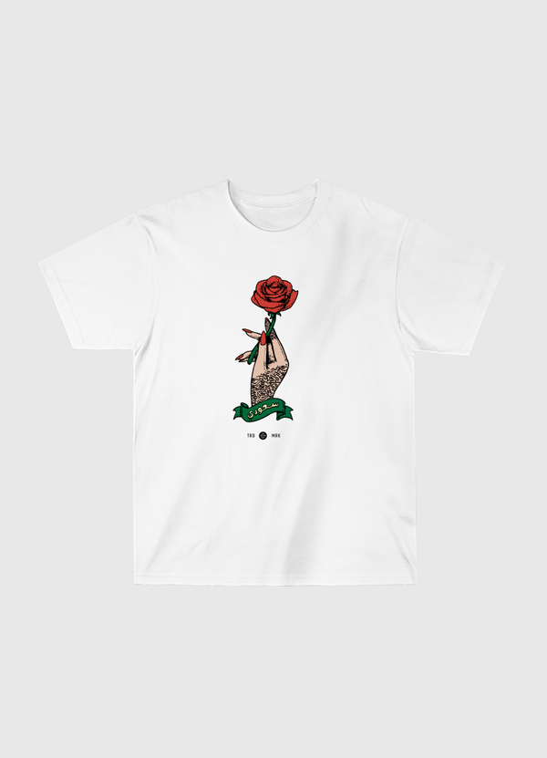 Calligraphy & Roses Classic T-Shirt