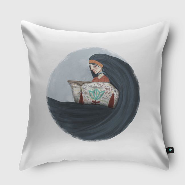 قهوة وقليلٌ من الأحلام - Throw Pillow