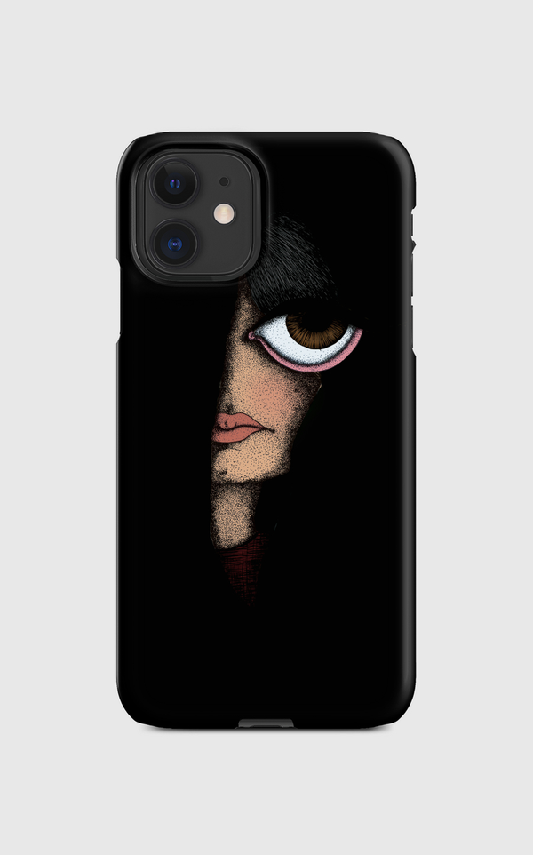 Girl with black background Regular Case