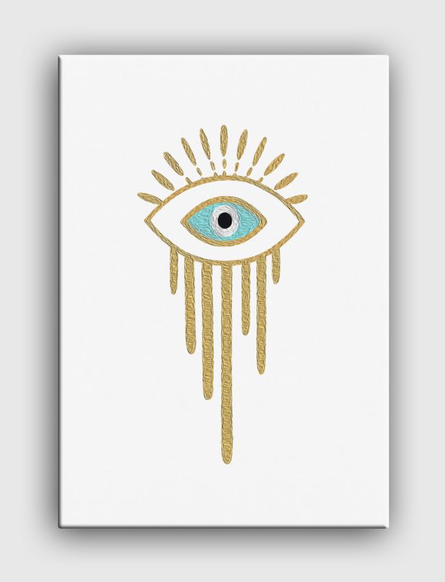 Synthetics: Melted Eye - Canvas