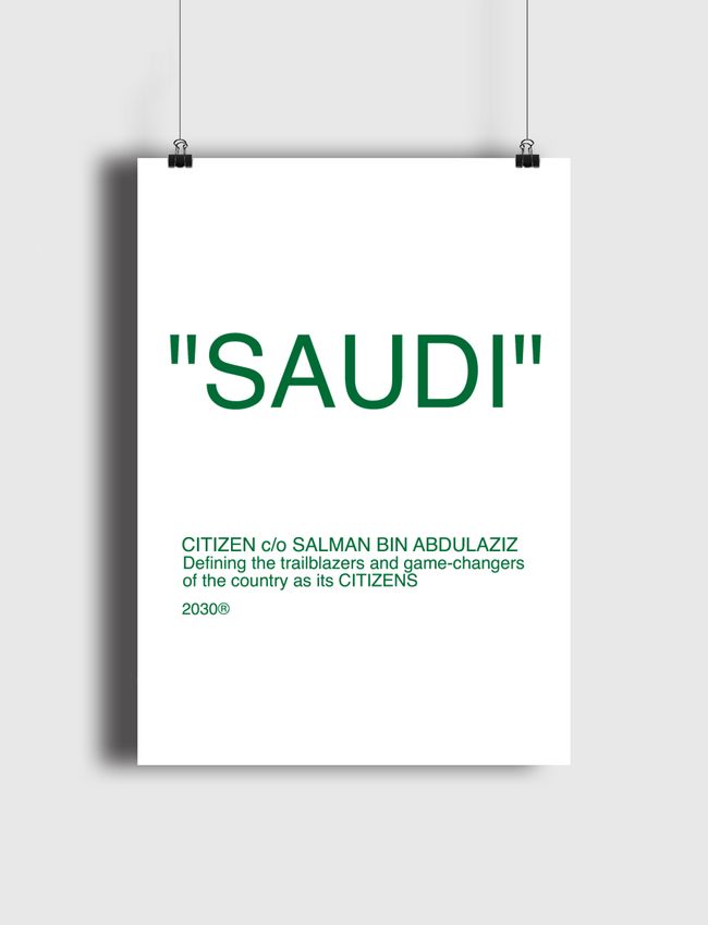 "Saudi" modified  - Poster