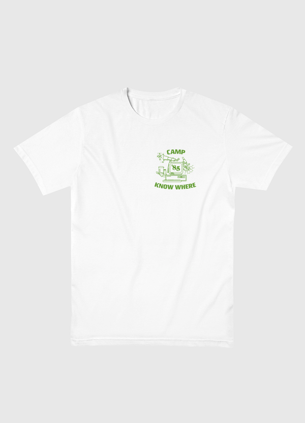 Camp Know Where Men Basic T-Shirt