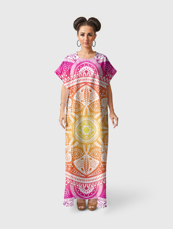 Mandala Pattern 009 Short Sleeve Dress