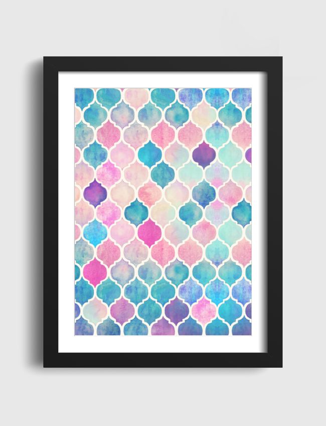 Pastel Watercolor Moroccan - Artframe