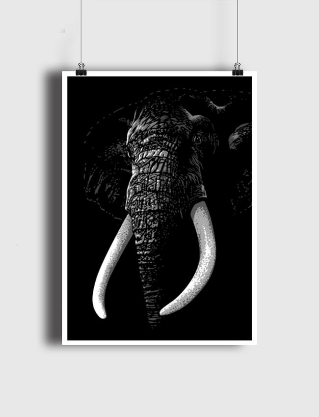 Elegant Elephant - Poster