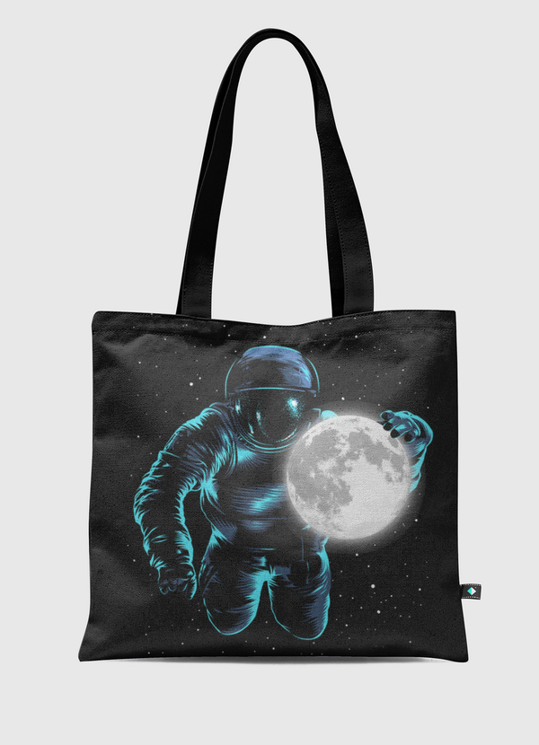 Astronaut Moon Tote Bag