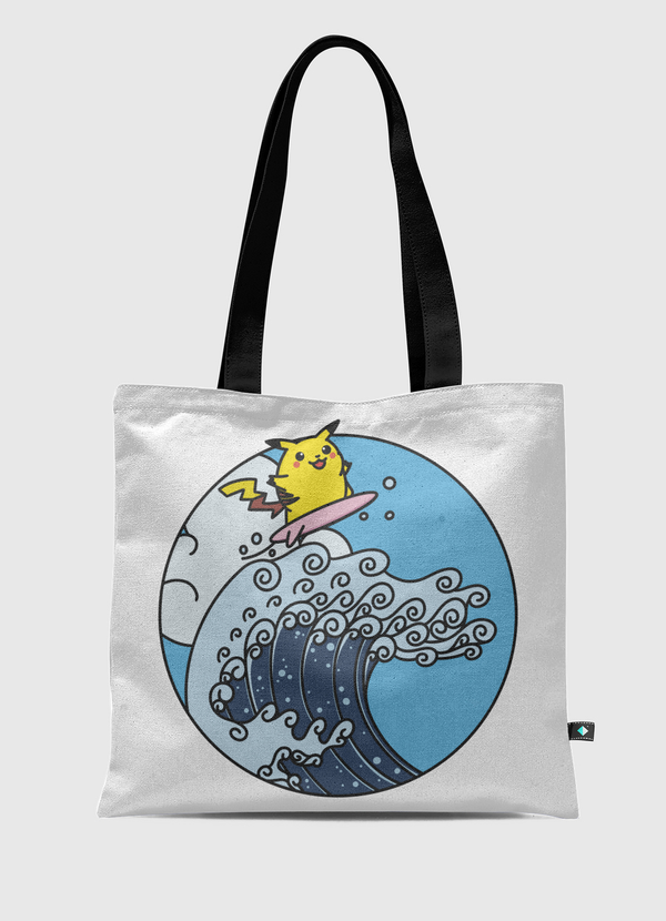 The Great Electric Wave Tote Bag