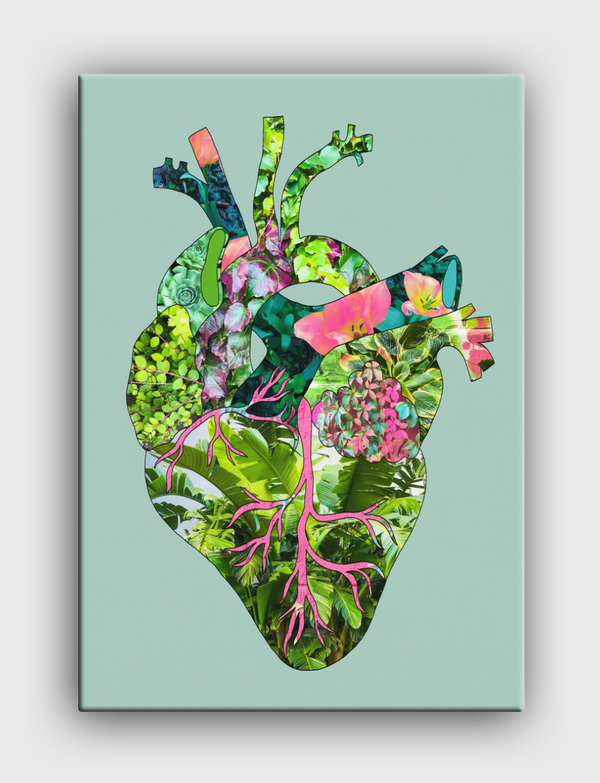 My Botanical Heart Canvas