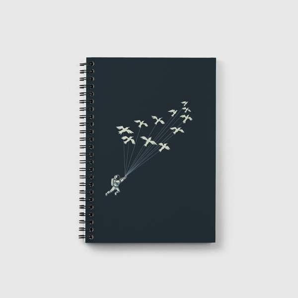 Astronaut Prince Flying Notebook