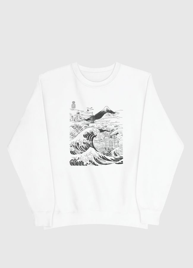 The wave Mount Fujiyama - Men Sweatshirt