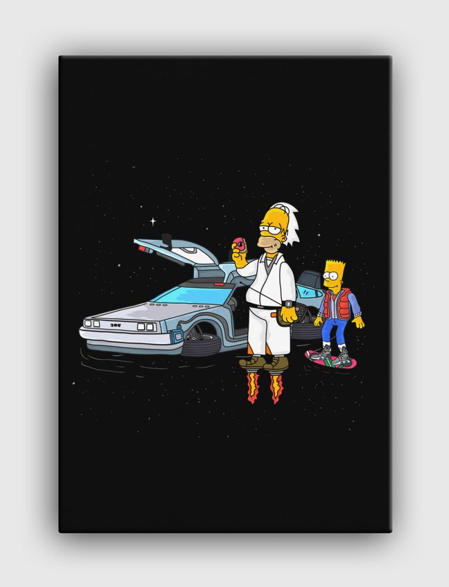 Back to the Future Space - Canvas