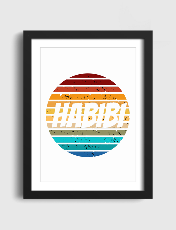 habibi retro sunset  Artframe