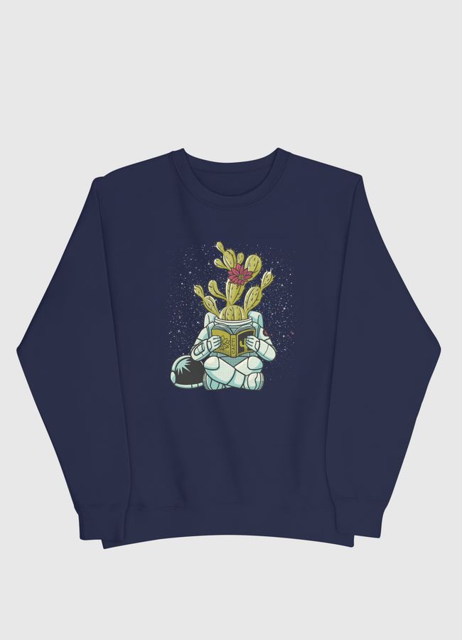 Astronaut Cactus Succulent - Men Sweatshirt